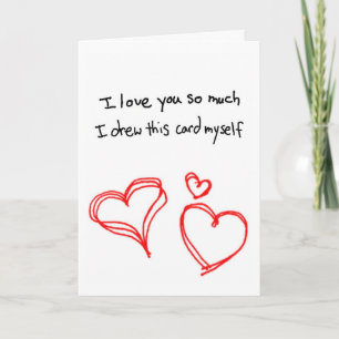 I love you so much... holiday card