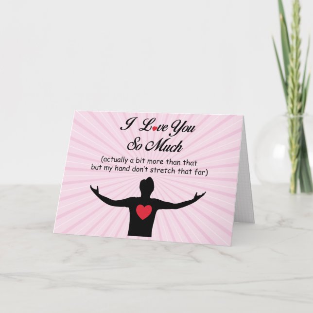 I Love You So Much Holiday Card (Front)