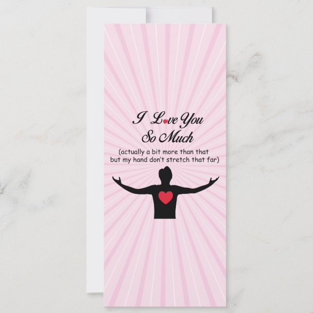 I Love You So Much Holiday Card (Front)