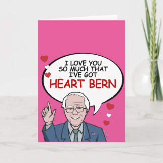 I love you so much I've got Heart Bern Card