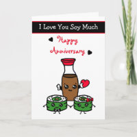 I Love You So Much Sushi Pun