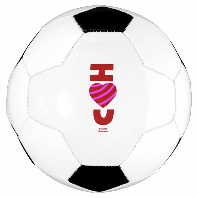 I Love You Soccer Ball (Front)