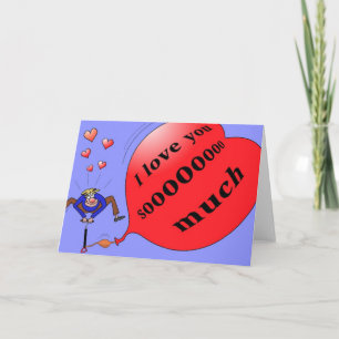 "I love you soo much" card