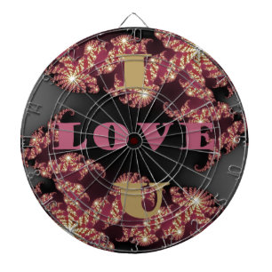 I Love You Sweetheart Dartboard