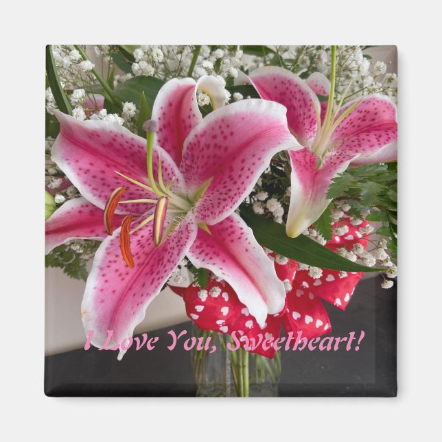 I LOVE YOU SWEETHEART, magnet (Front)