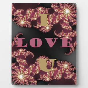 I Love You Sweetheart Plaque