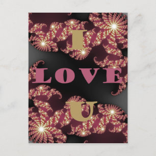 I Love You Sweetheart Postcard