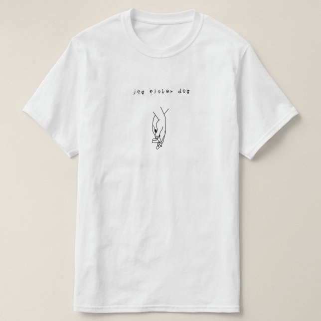 I Love You T-Shirt (Design Front)