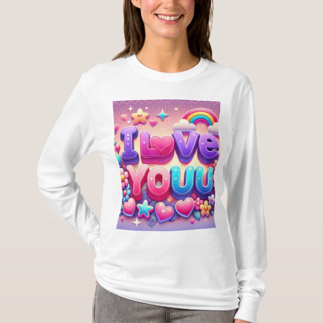 I Love You  T-Shirt (Front)