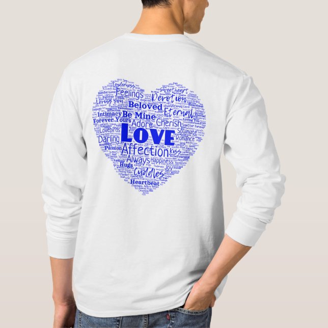 I Love You T-Shirt (Back)