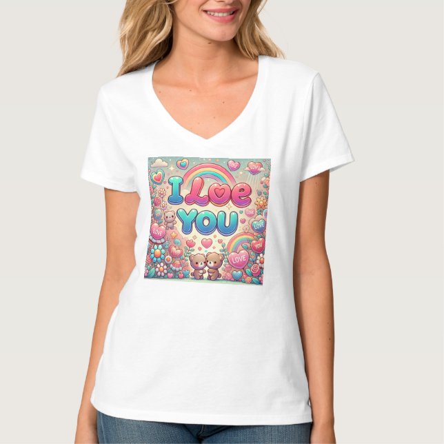 I Love You  T-Shirt (Front)