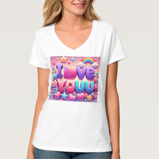 I Love You  T-Shirt (Front)