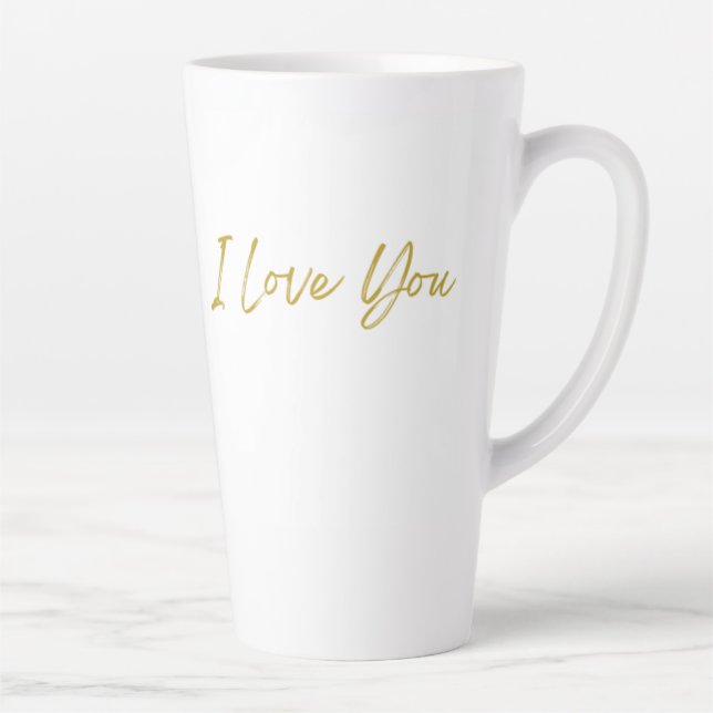 I Love You Tall Latte Mug (Right)