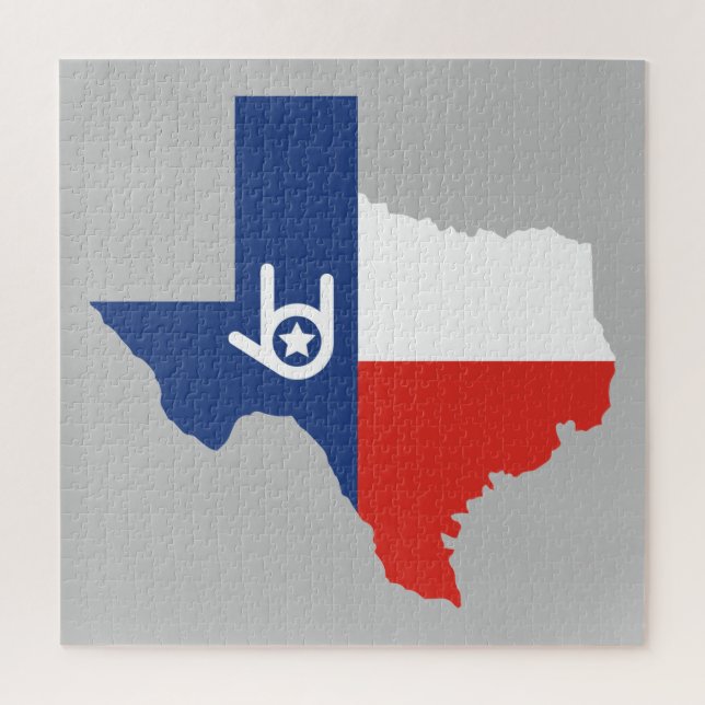 I Love You, Texas Jigsaw Puzzle (Vertical)