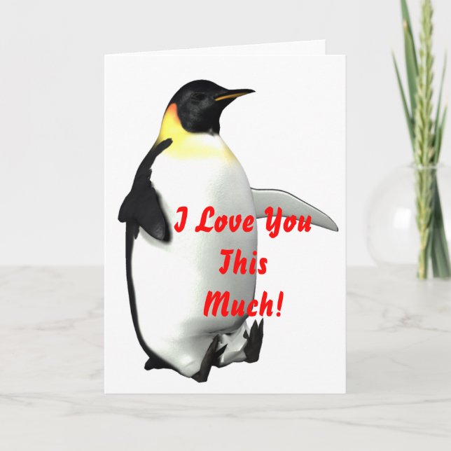 I Love You This Much! Card (Front)