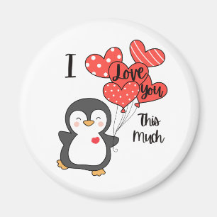 I love you this much magnet