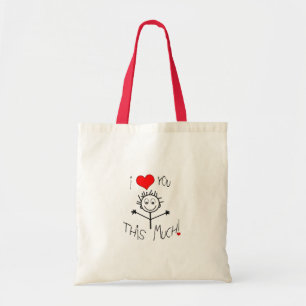 I Love You This Much Tote Bag