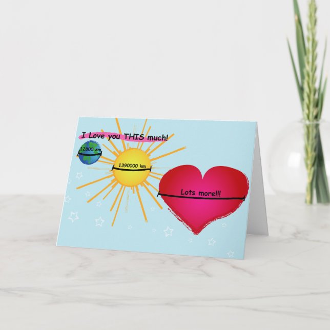 I love you THIS much! V2 Card (Front)