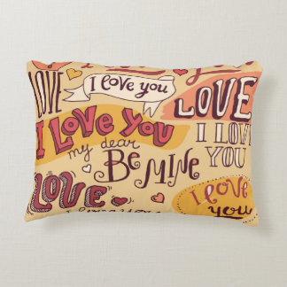 "I love you" Throw Pillow