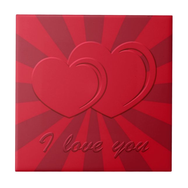 I love you tile (Front)