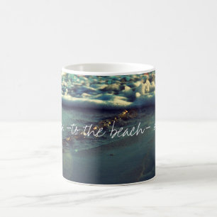 I love you to the beach and back coffee mug