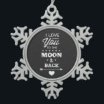 I Love You To The Moon And Back<br><div class="desc">I love you to the moon and back white chalk typography design on a chalkboard background from Ricaso</div>