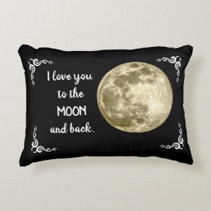 I love you to the Moon and Back Decorative Cushion