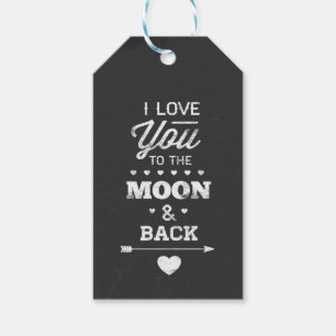 I Love You To The Moon And Back Gift Tags
