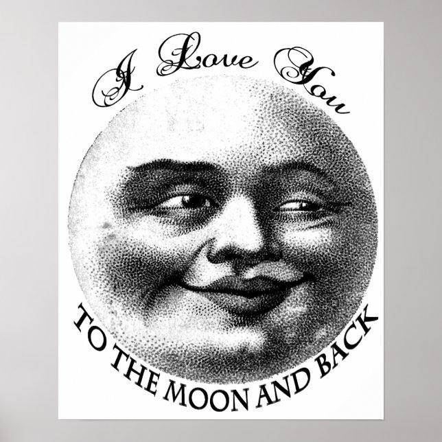 I love you to the moon and back poster (Front)