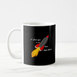 I Love You To The Moon And Back Racket Graphic Sty Coffee Mug