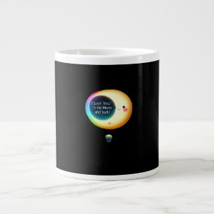 I Love You To The Moon And Back Romantic Keepsake  Large Coffee Mug