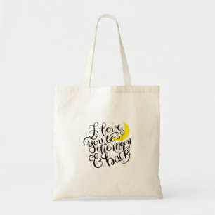 I Love You To The Moon And Back Soft Romantic Styl Tote Bag