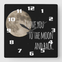 I Love you to the Moon and back