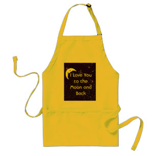I Love You to the Moon and Back Standard Apron