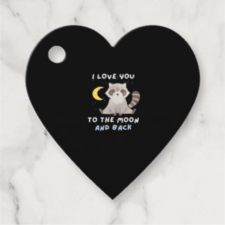 I Love You To The Moon And Back Timeless Classic S Favour Tags