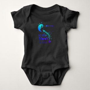 I love You To The Moon & Back Baby Bodysuit