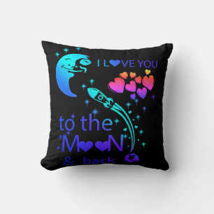 I love you to the moon & back cushion