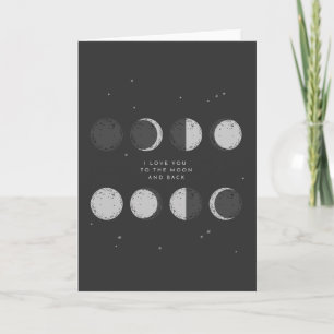 I Love You To The Moon & Back Greeting Card