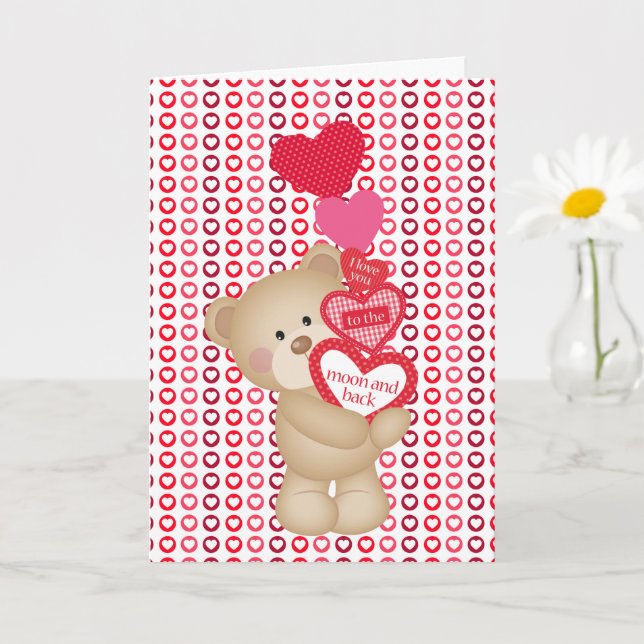 I Love You To The Moon & Back Greeting Card (Small Plant)