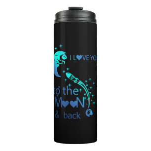 I love you to the moon & back thermal tumbler