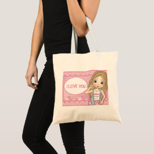 I LOVE YOU TOTE BAG
