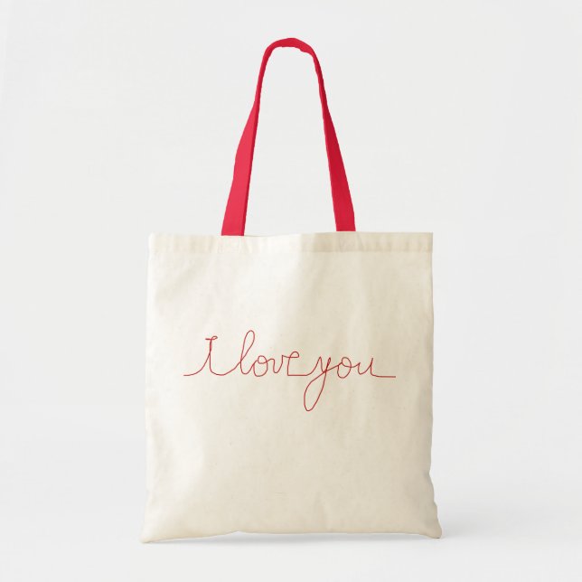 I love you tote bag (Front)