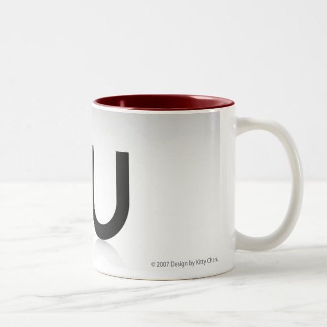 I Love You Two-Tone Coffee Mug (Right)