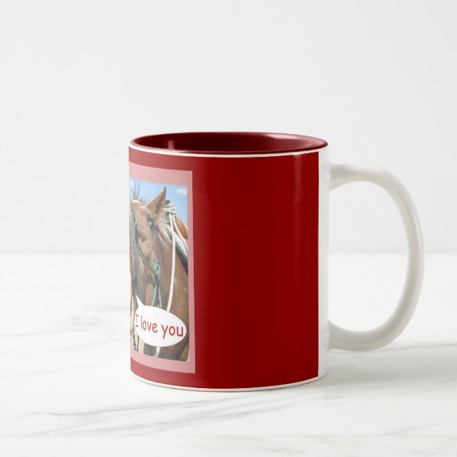 I Love You Two-Tone Coffee Mug (Right)