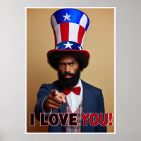 I Love You! - Uncle Sam poster style