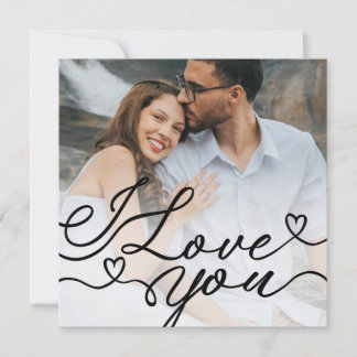 I Love You Valentine’s Day Photo Card