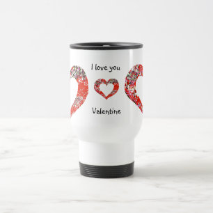 I love You Valentine Travel Mug