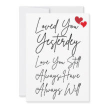 I Love You Valentines Day Cards For Couple