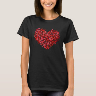 I Love You Valentine's Day Heart Collage V Day T-Shirt
