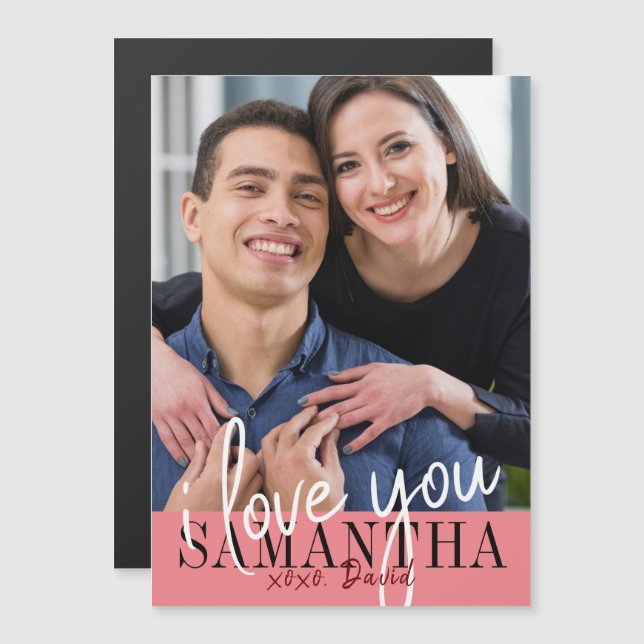 I Love You Valentine's Day Photo (Front/Back)